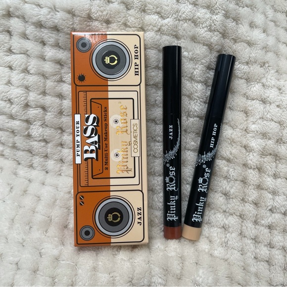 🌸5 for $25 Pinky Rose Cosmetics Pump Your Bass 2 Multi-Use Makeup Sticks - Picture 1 of 4